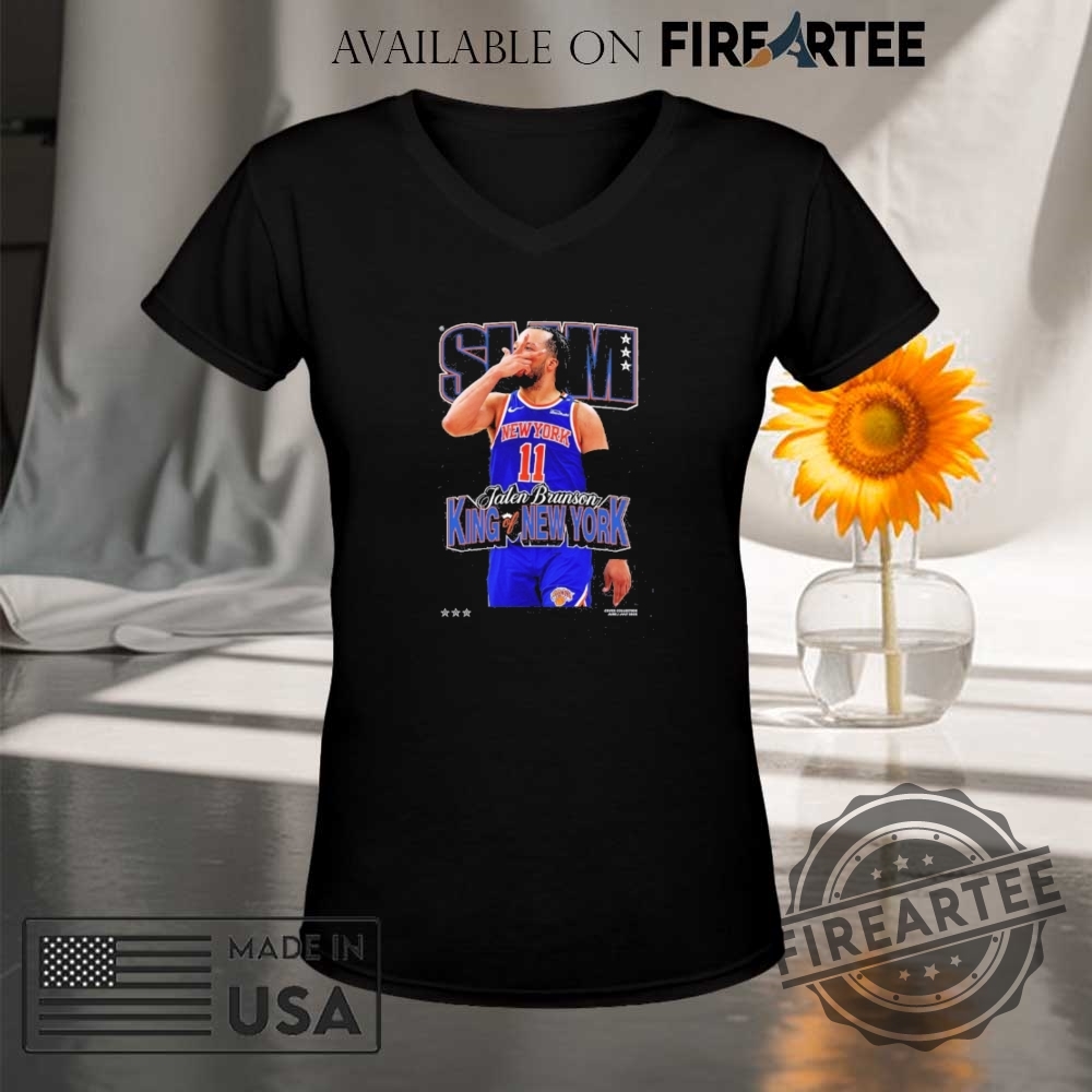 Slam 256 Cover Tee Jalen Brunson King Of New York New York Knicks Nba 2025 Shirt 9 Slam 256 Cover Tee Jalen Brunson King Of New York New York Knicks NBA 2025 Shirt