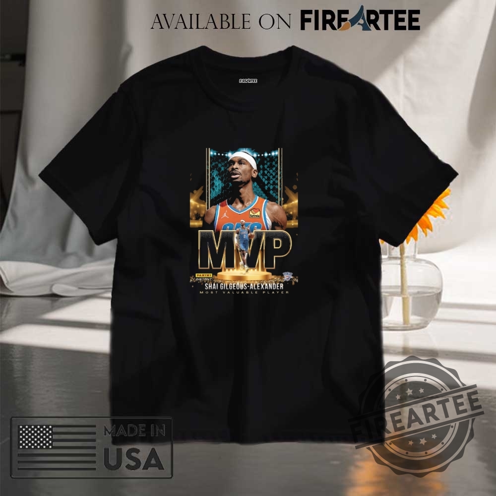 "Top 5 Must-Have 2025 Basketball Shirts for NBA Fans" 17 Official Shai Gilgeous Alexander Mvp The 202425 Nba Most Valuable Player Shirt