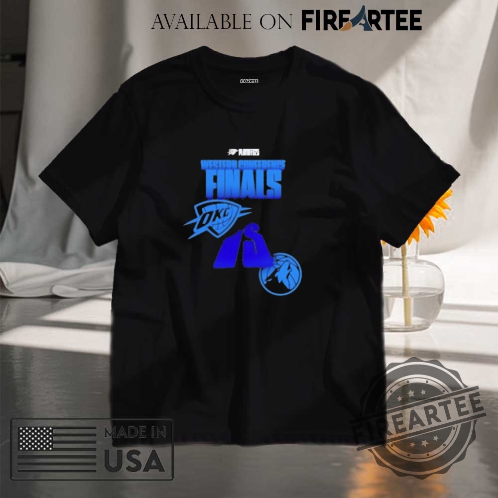 "Top 5 Must-Have 2025 Basketball Shirts for NBA Fans" 18 Okc Western Conference Finals Playoffs 2025 Shirt