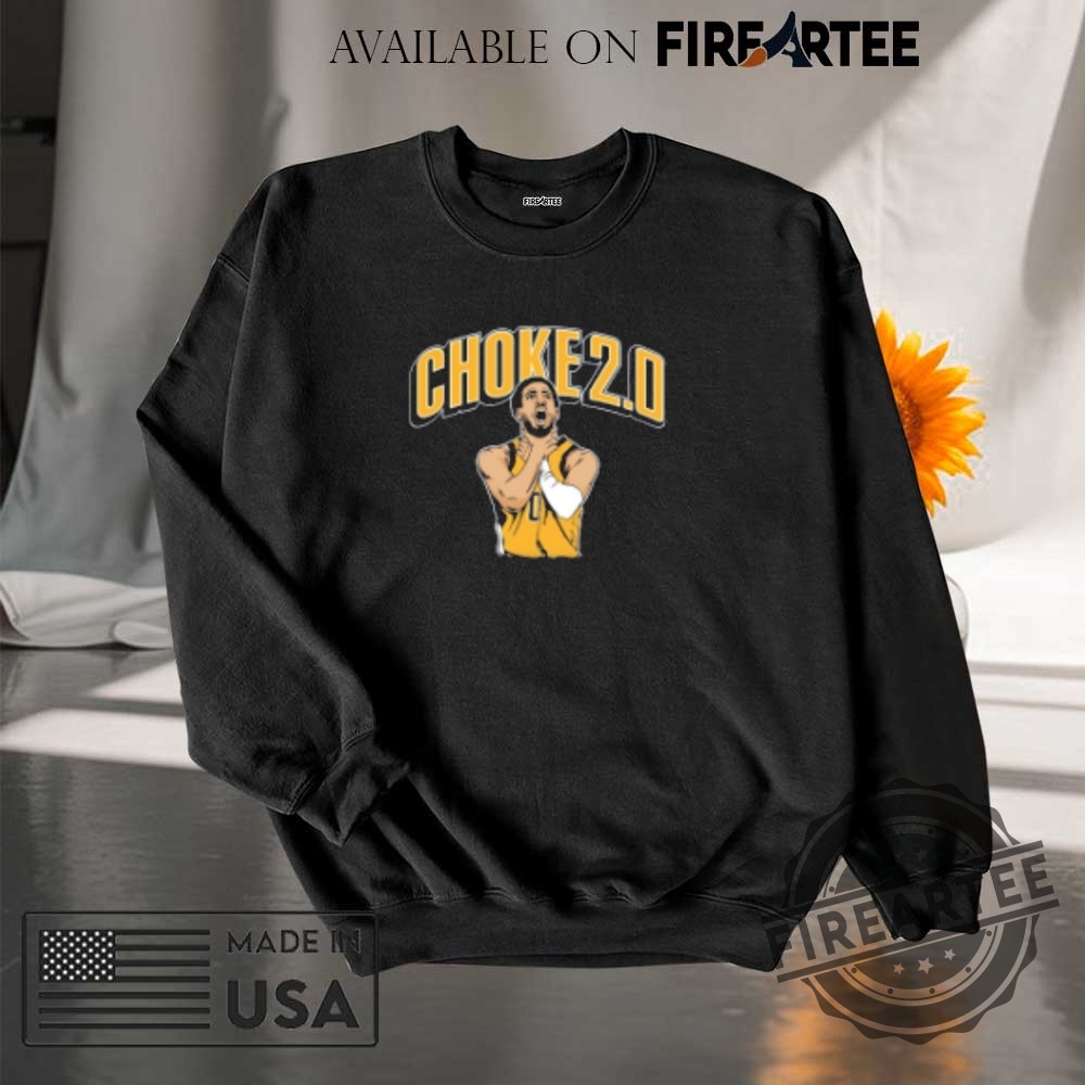 Tyrese Haliburton Choke 2.0 Indiana Pacers Tshirts 7 Tyrese Haliburton Choke 2.0 Indiana Pacers T-Shirts