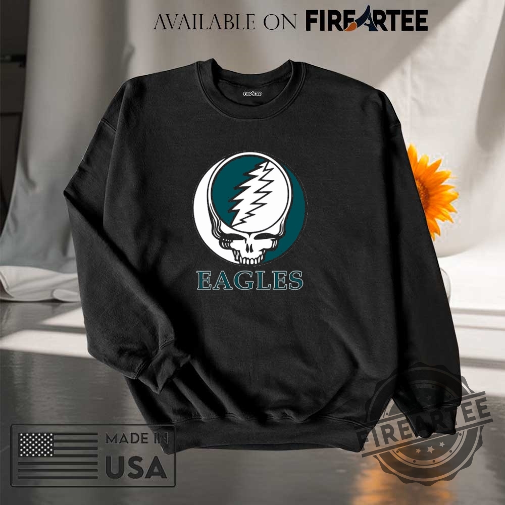 Philadelphia Eagles Grateful Dead Logo Shirt 7 Philadelphia Eagles Grateful Dead logo shirt