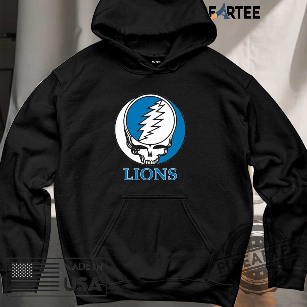 Detroit Lions Grateful Dead Logo Shirt 6 Detroit Lions Grateful Dead logo shirt