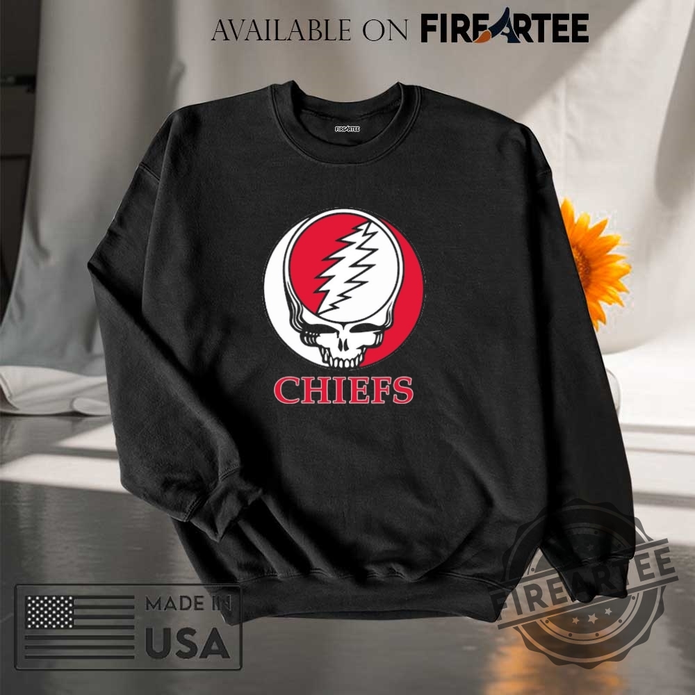 Kansas City Chiefs Grateful Dead Logo Shirt 7 Kansas City Chiefs Grateful Dead logo shirt