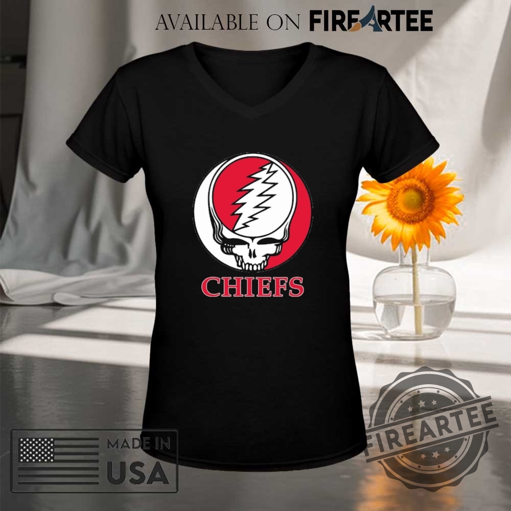 Kansas City Chiefs Grateful Dead Logo Shirt 9 Kansas City Chiefs Grateful Dead logo shirt