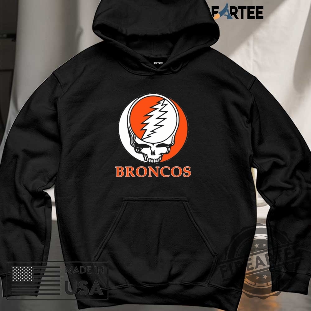 Denver Broncos Grateful Dead Logo Shirt 6 Denver Broncos Grateful Dead logo shirt