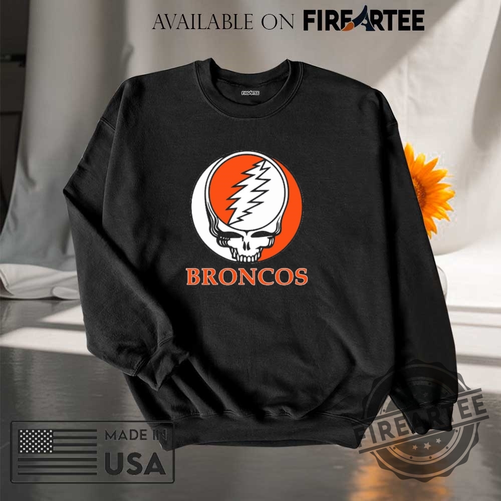 Denver Broncos Grateful Dead Logo Shirt 7 Denver Broncos Grateful Dead logo shirt