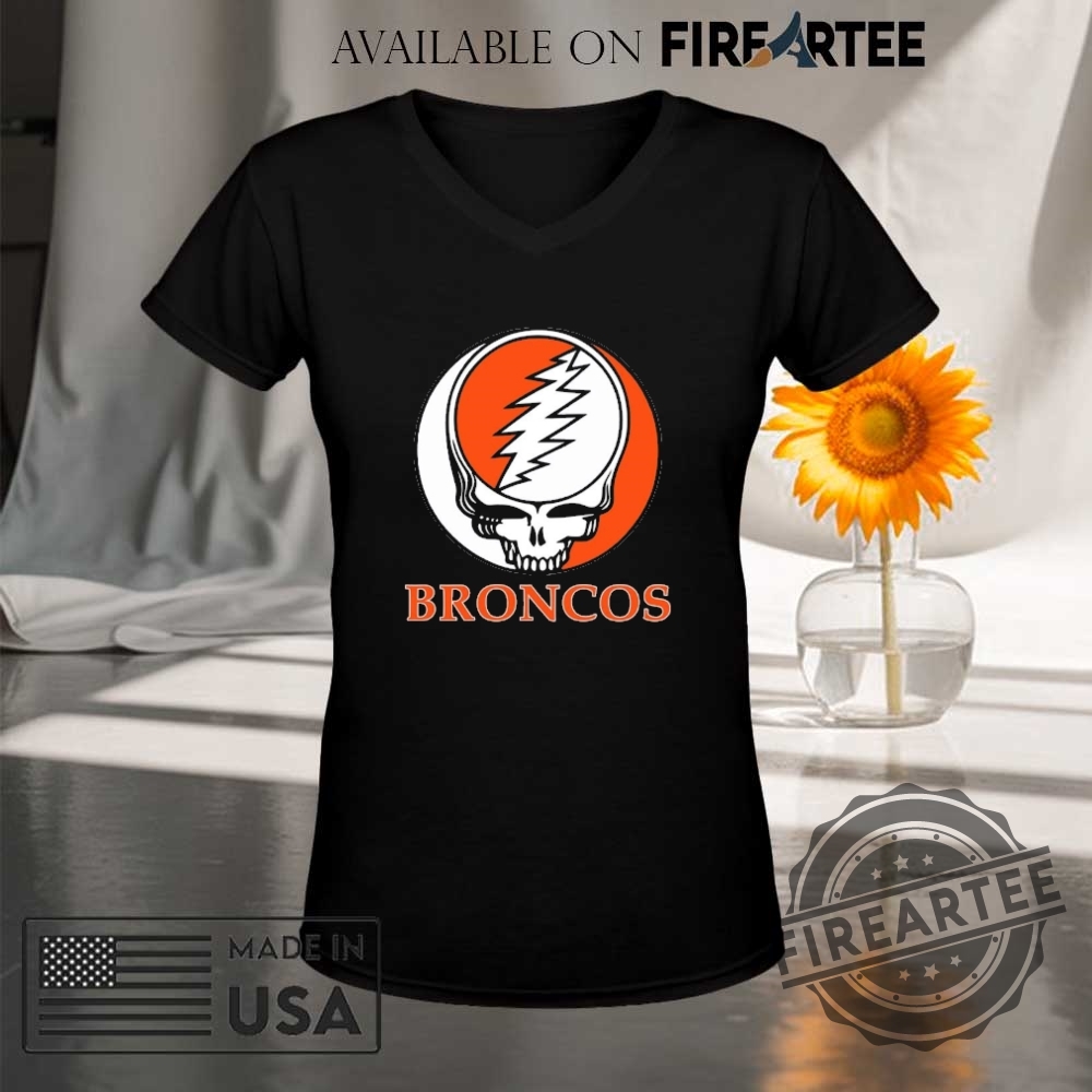 Denver Broncos Grateful Dead Logo Shirt 9 Denver Broncos Grateful Dead logo shirt
