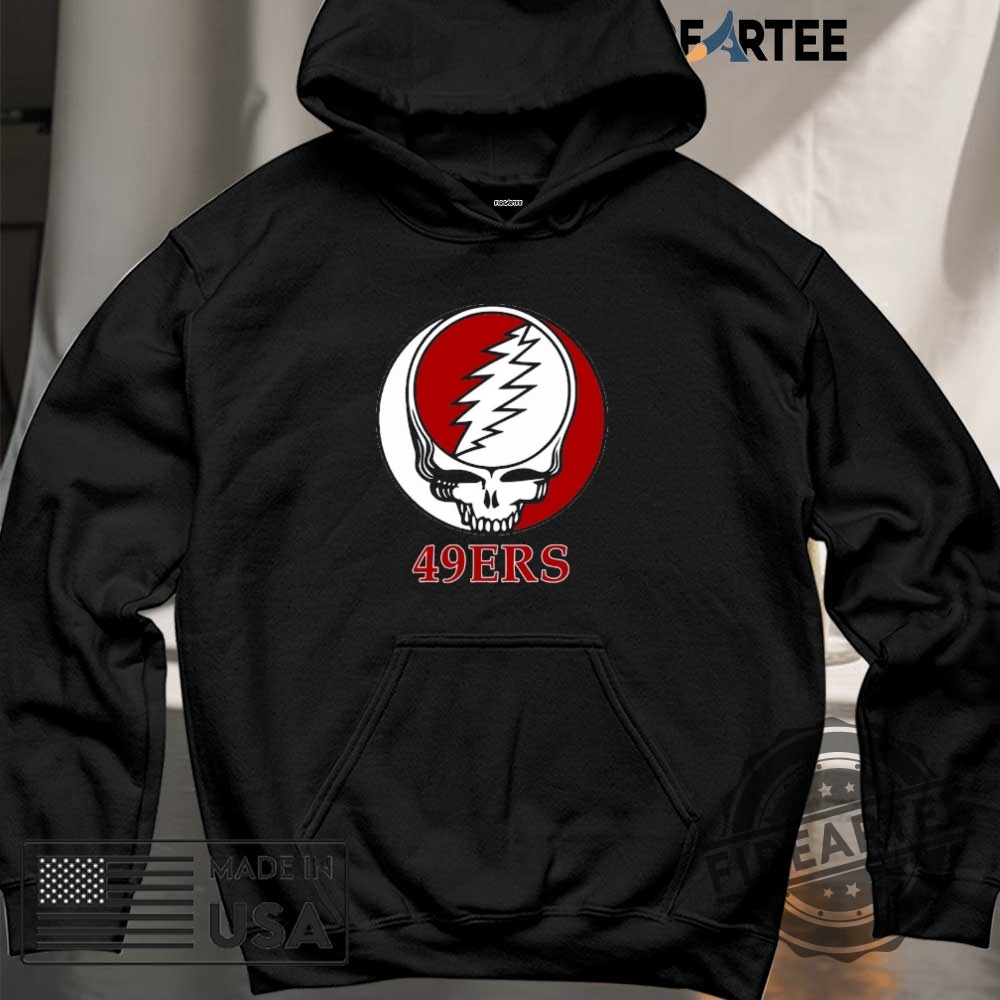 San Francisco 49Ers Grateful Dead Logo Shirt 6 San Francisco 49ers Grateful Dead logo shirt