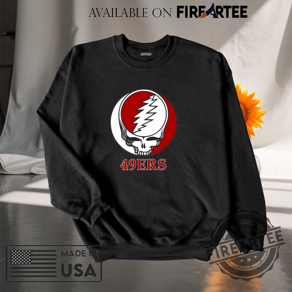 San Francisco 49Ers Grateful Dead Logo Shirt 7 San Francisco 49ers Grateful Dead logo shirt