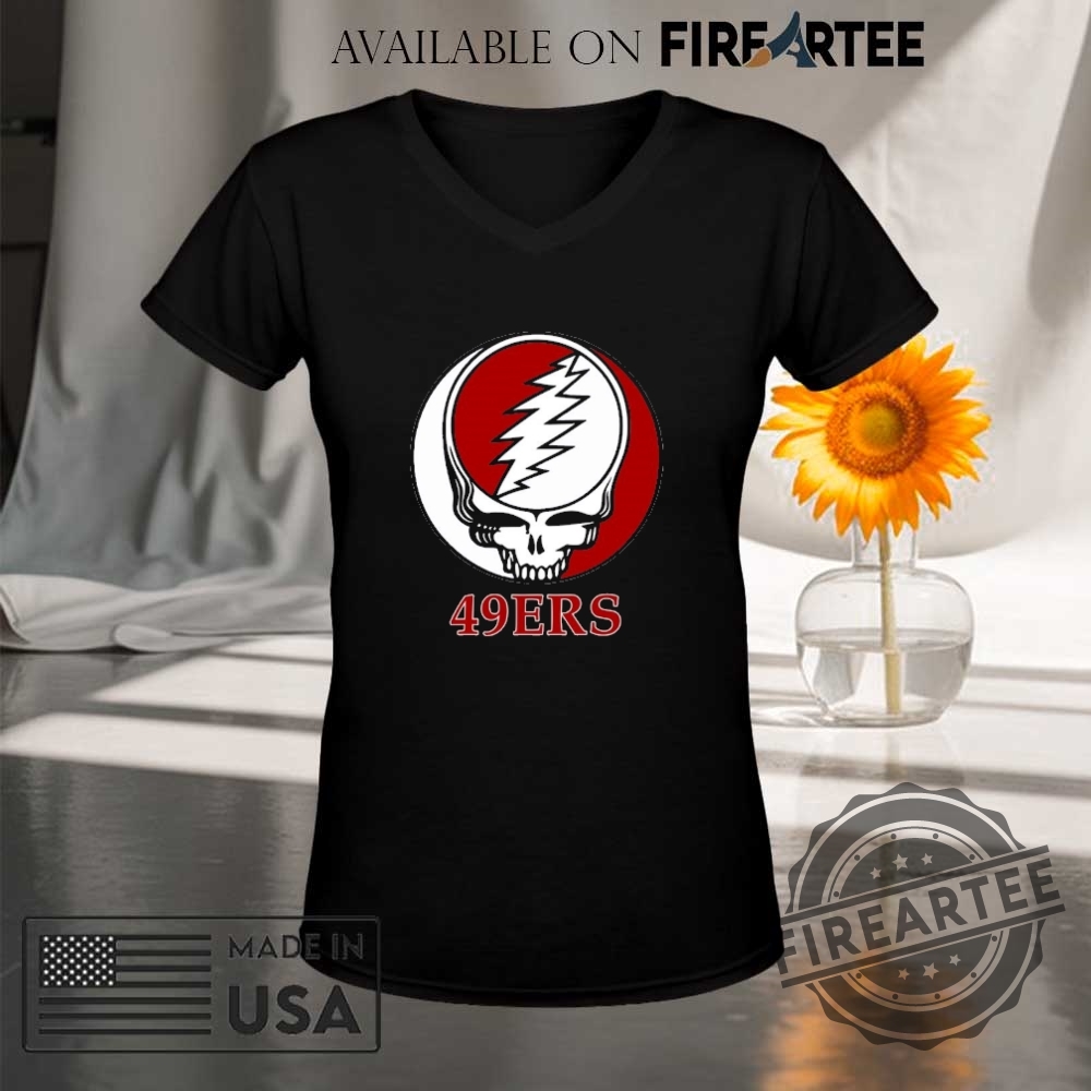 San Francisco 49Ers Grateful Dead Logo Shirt 9 San Francisco 49ers Grateful Dead logo shirt
