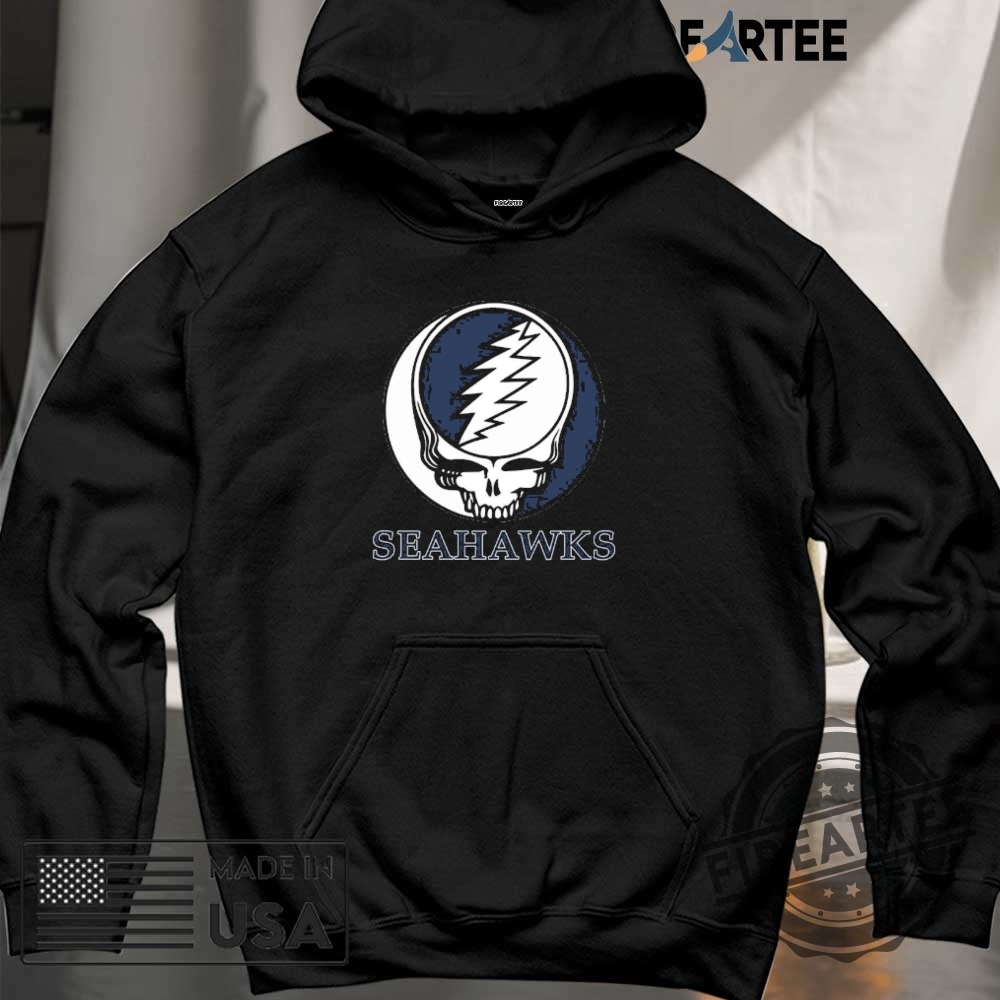 Seattle Seahawks Grateful Dead Logo Shirt 6 Seattle Seahawks Grateful Dead logo shirt