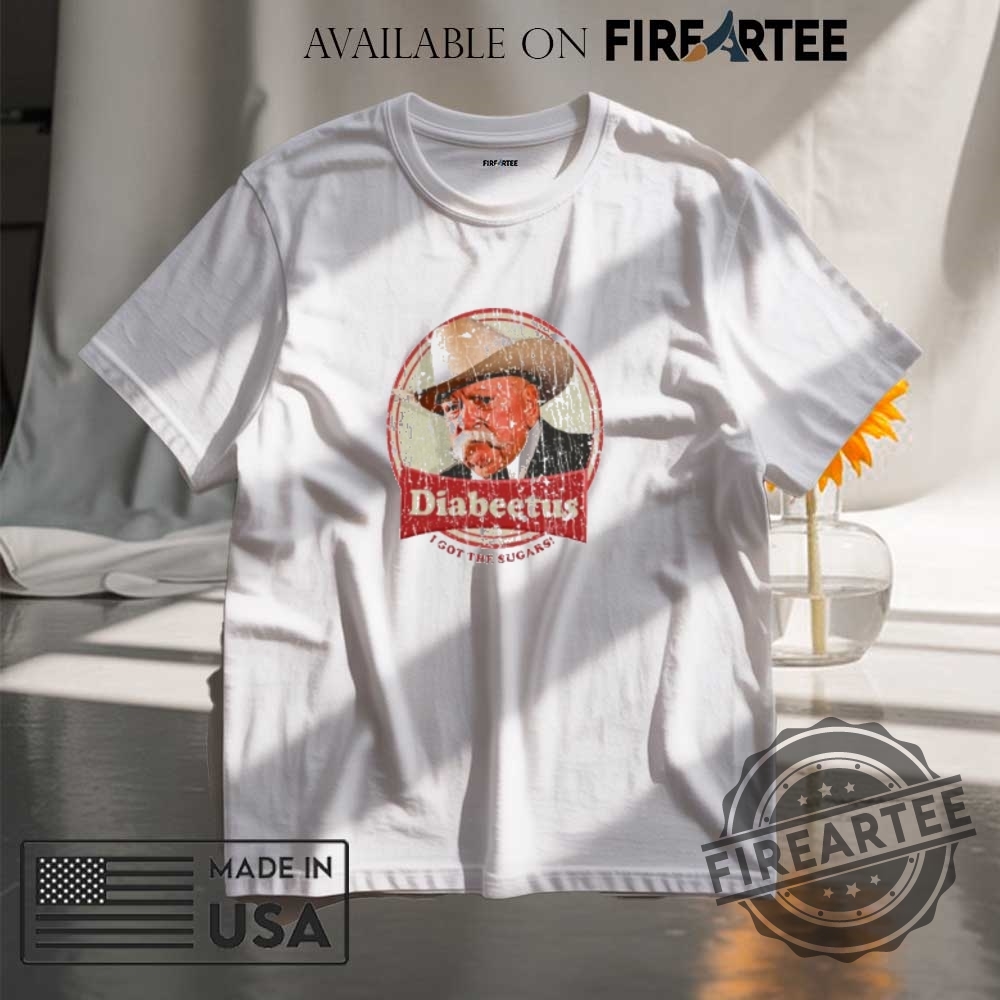 "Top 10 Trendy Graphic T-Shirts for Pride and Pop Culture" 13 Diabeetus I Got The Sugars Distressed Retro Shirt