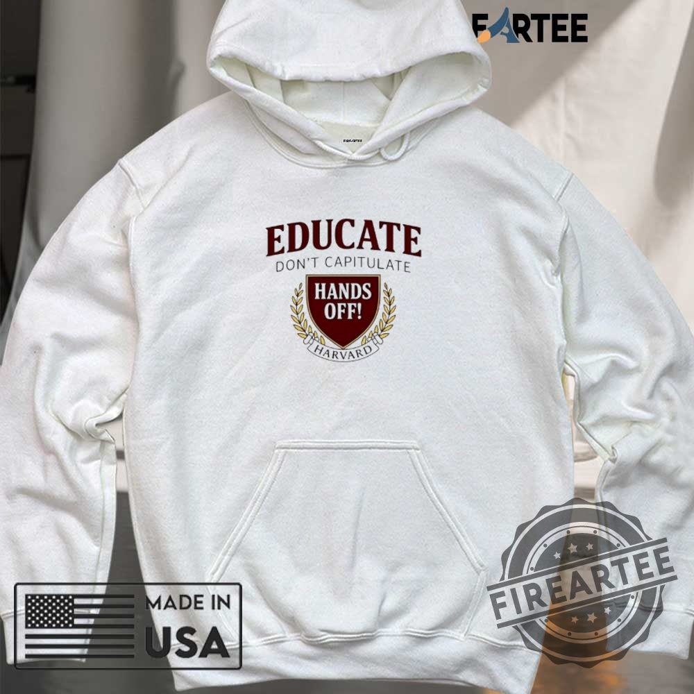 Hands Off Harvard Harvard Resistance Shirt 6 Hands Off Harvard Harvard Resistance shirt