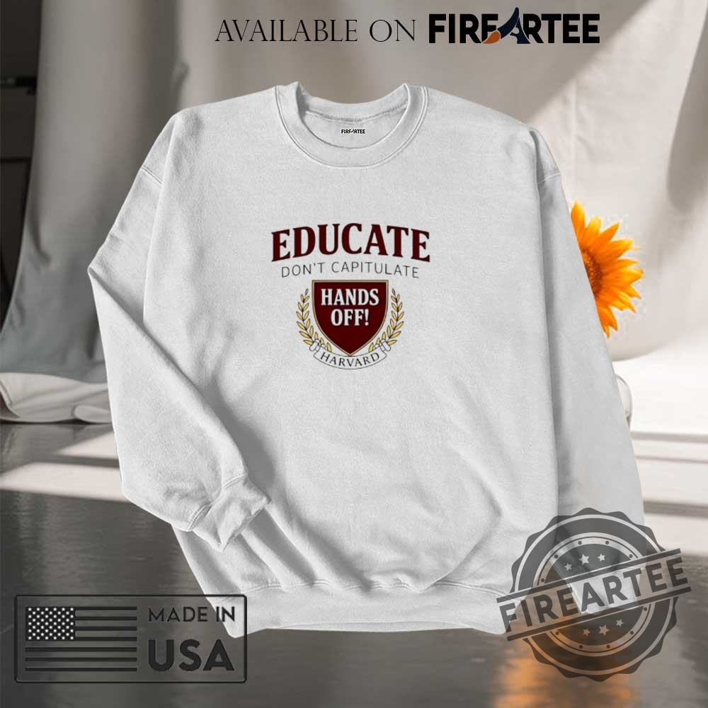 Hands Off Harvard Harvard Resistance Shirt 7 Hands Off Harvard Harvard Resistance shirt