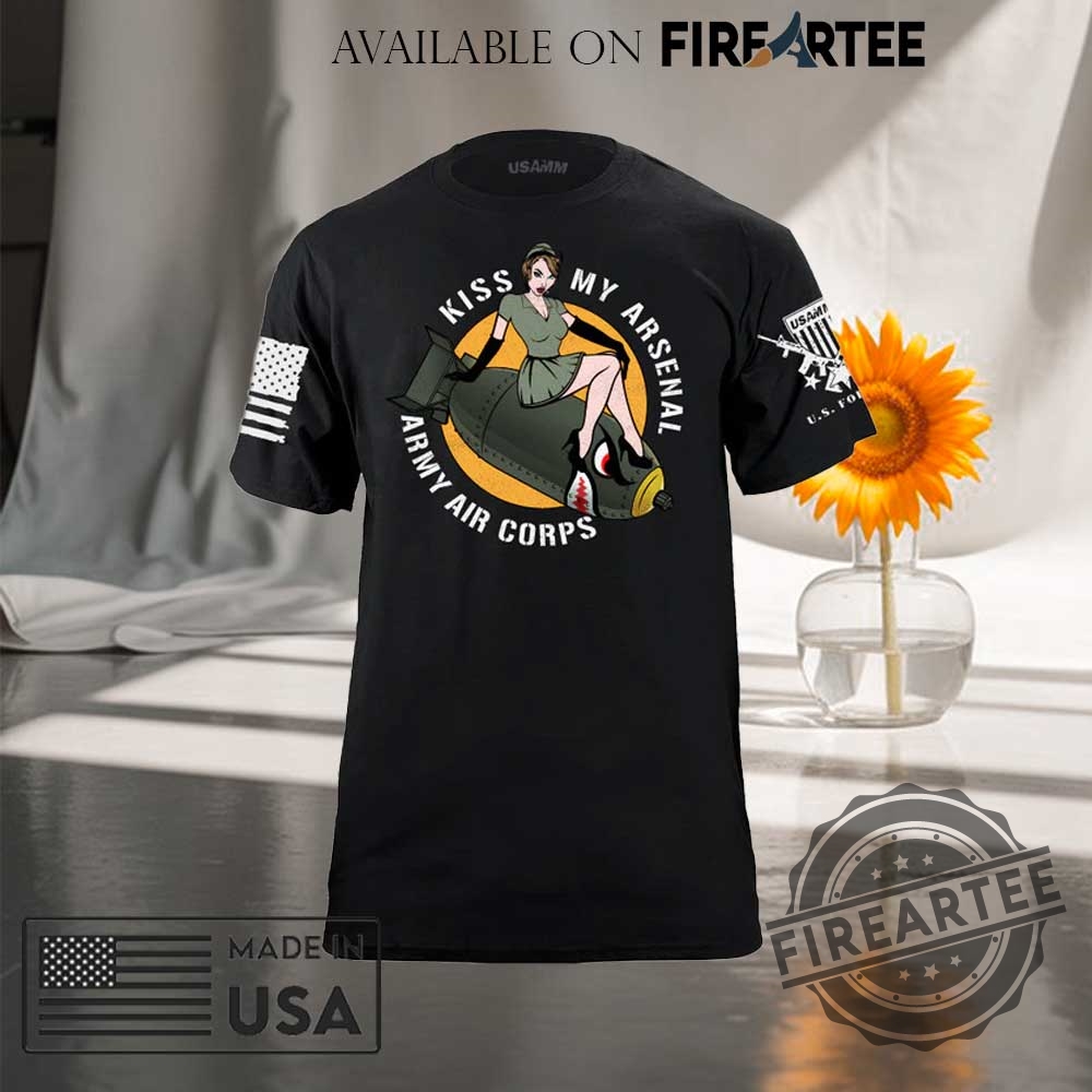 Us Army Air Corps Bomb Pinup Shirt 4 US ARMY AIR CORPS BOMB PINUP SHIRT
