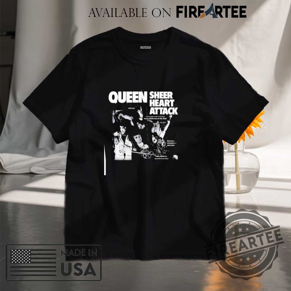 Queen Sheer Heart Attack 1974 Shirt