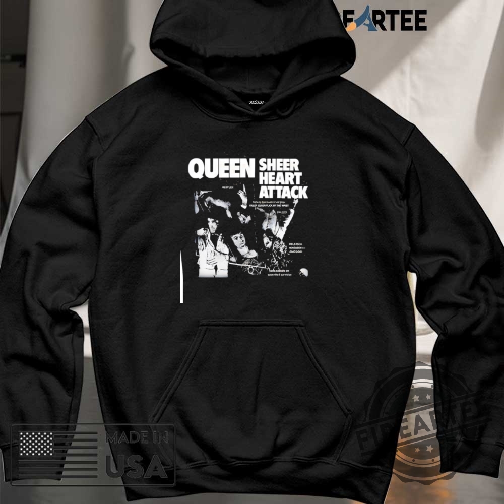 Queen Sheer Heart Attack 1974 Shirt 6 Queen Sheer Heart Attack 1974 shirt