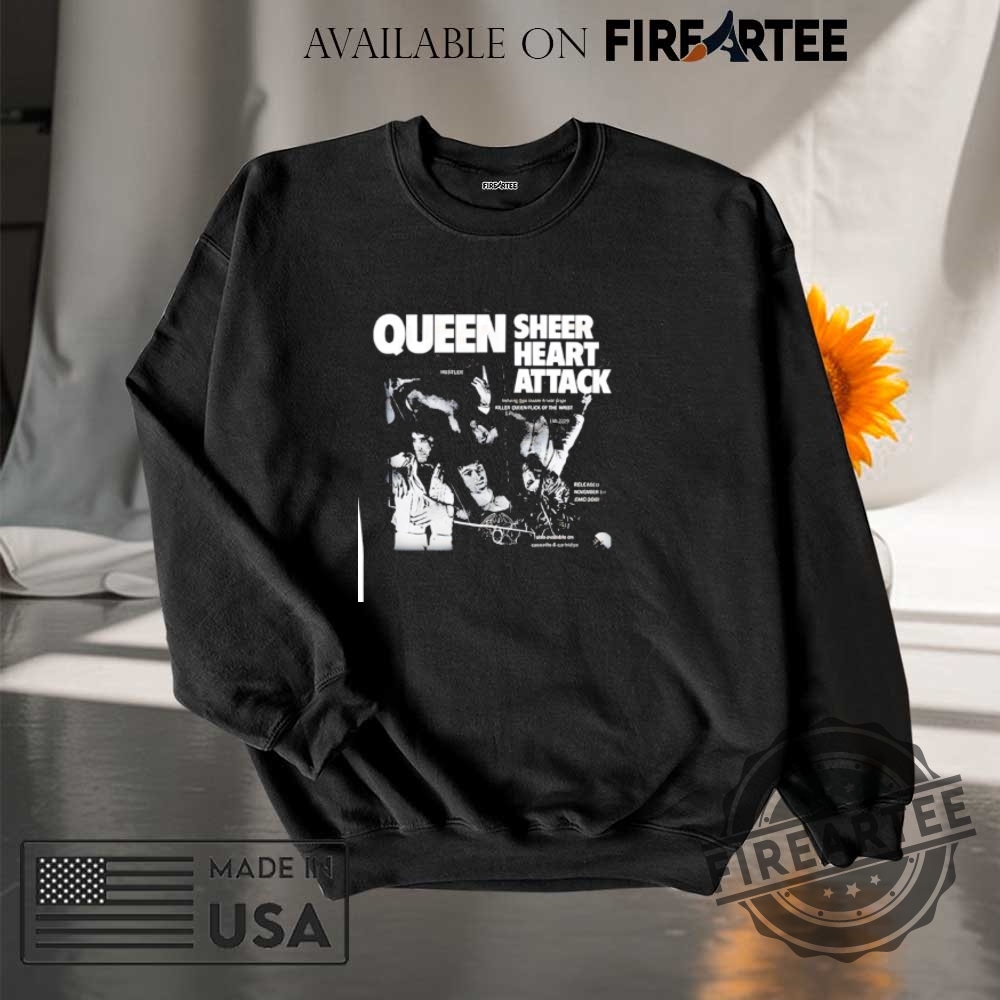 Queen Sheer Heart Attack 1974 Shirt 7 Queen Sheer Heart Attack 1974 shirt
