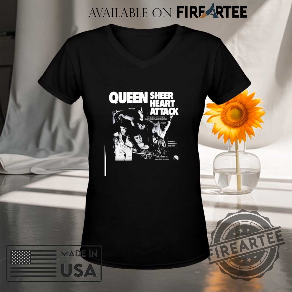 Queen Sheer Heart Attack 1974 Shirt 9 Queen Sheer Heart Attack 1974 shirt