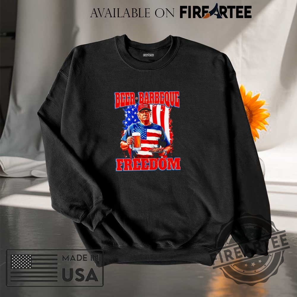 Trump 4Th Of July Beer Barbeque Freedom Shirt 7 Trump 4th of July Beer Barbeque Freedom Shirt