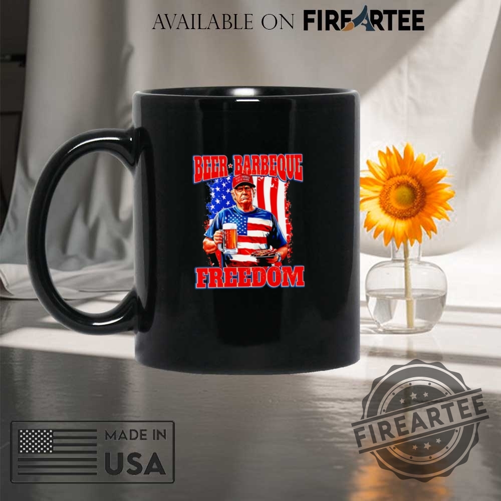 Trump 4Th Of July Beer Barbeque Freedom Shirt 8 Trump 4th of July Beer Barbeque Freedom Shirt