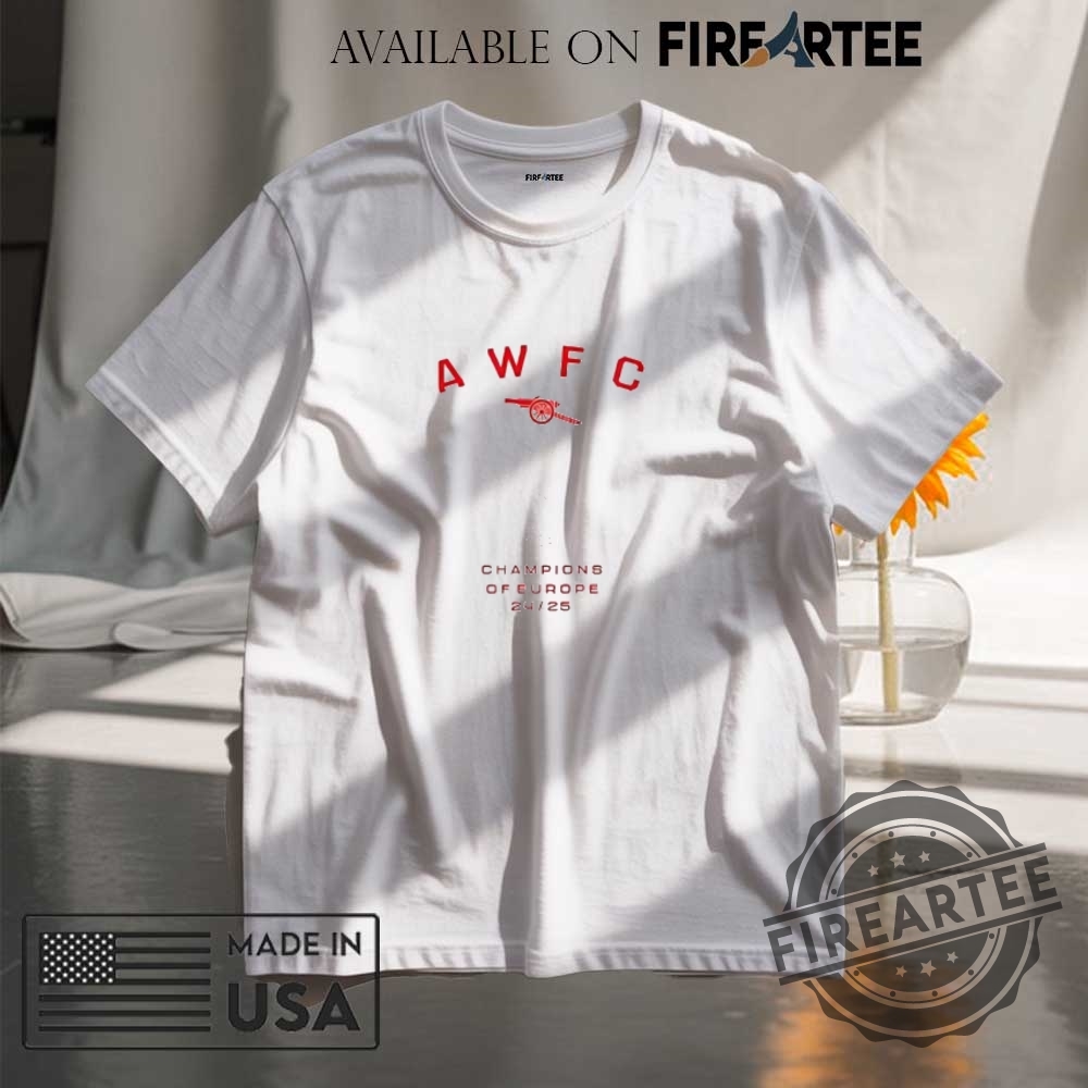Awfc Champions Of Europe 2025 Shirt