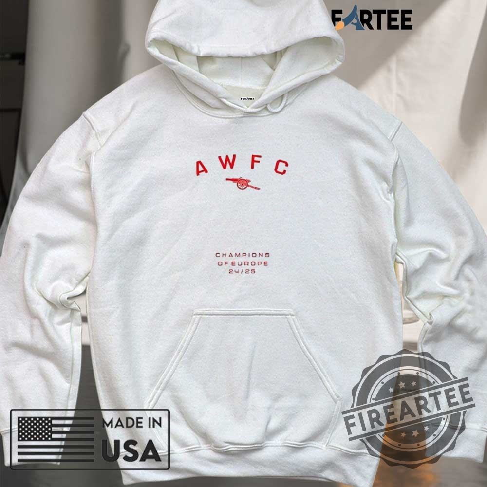 Awfc Champions Of Europe 2025 Shirt 6 AWFC Champions of Europe 2025 shirt