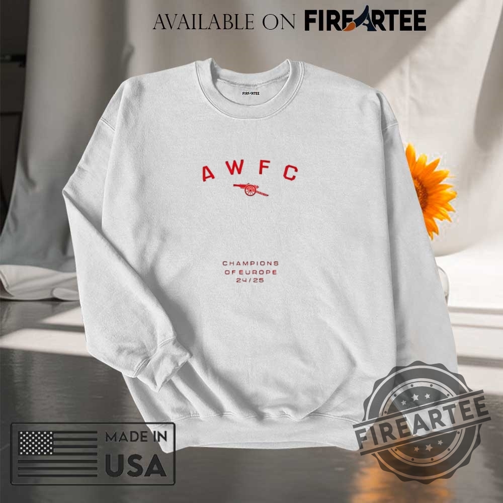 Awfc Champions Of Europe 2025 Shirt 7 AWFC Champions of Europe 2025 shirt
