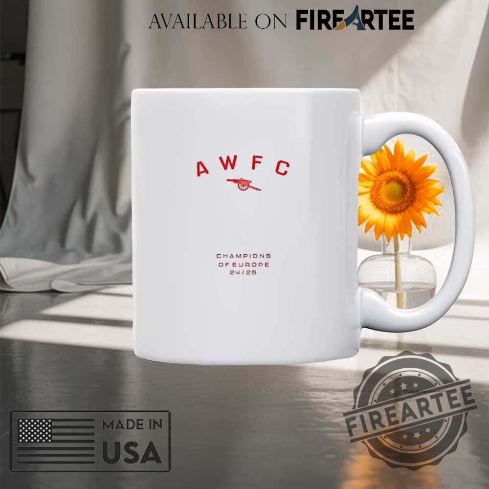 Awfc Champions Of Europe 2025 Shirt 8 AWFC Champions of Europe 2025 shirt
