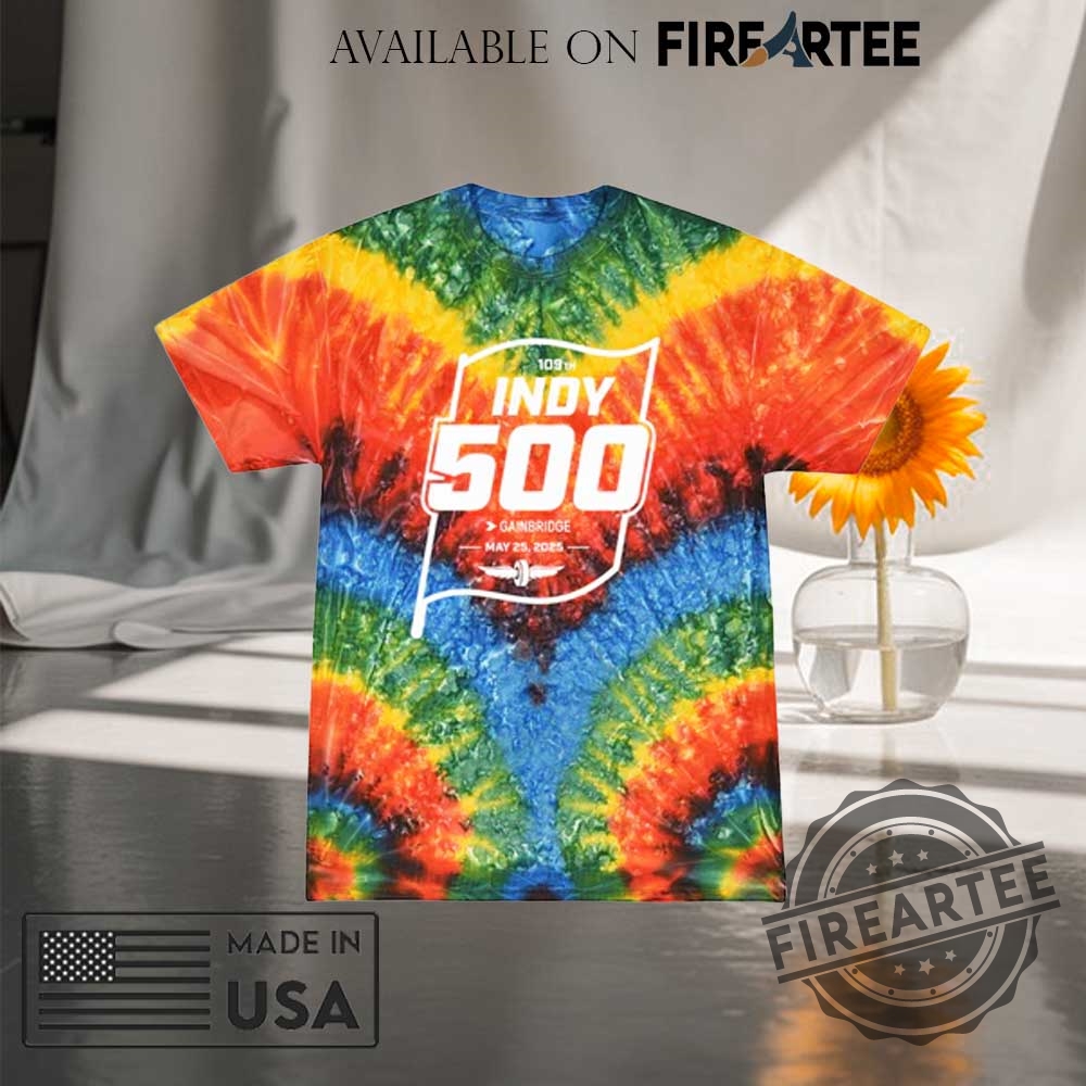 2025 Indy 500 Tie Dye Shirt