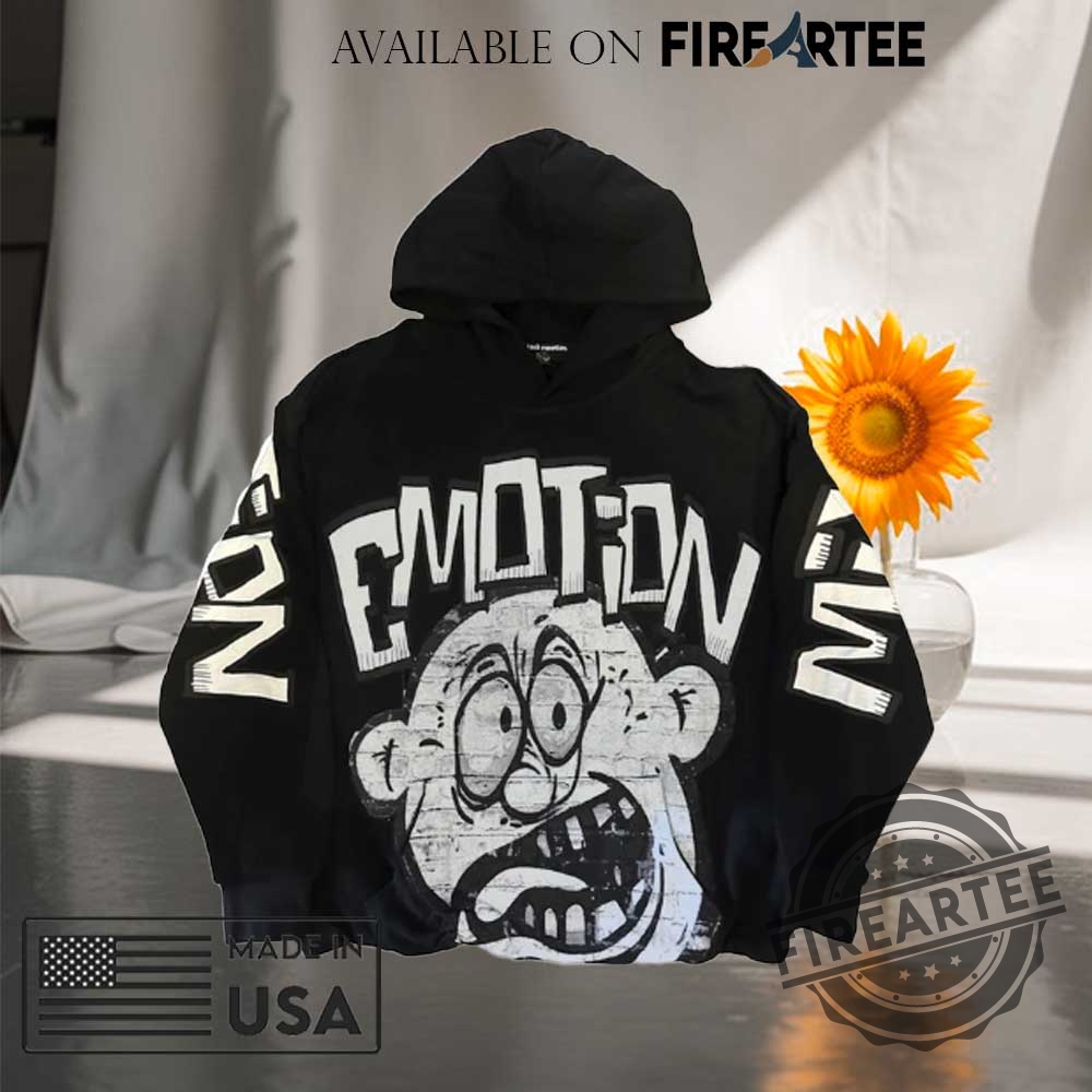 Mixed Emotion Hoodie Bold Cartoon Face Graphic Streetwear Pullover 4 Mixed Emotion Hoodie – Bold Cartoon Face Graphic Streetwear Pullover