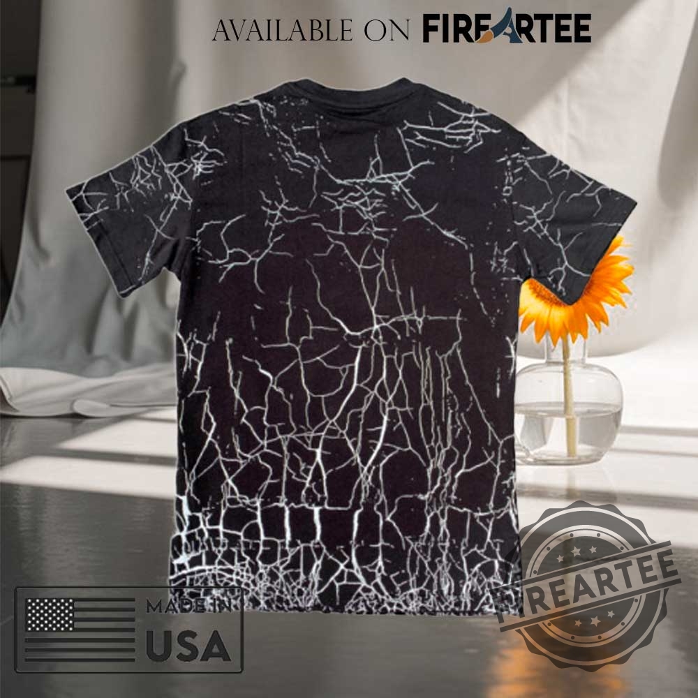Amiri Shirt Crackle Print Luxury Streetwear Tee 5 AMIRI Shirt Crackle Print Luxury Streetwear Tee