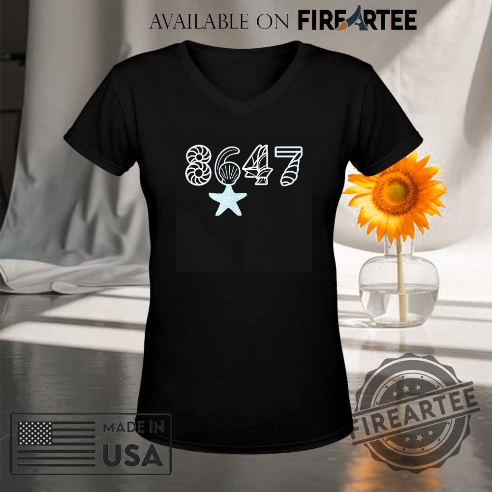 8647 Starfish Seashells Shirt 9 8647 starfish seashells shirt