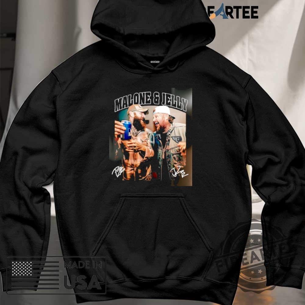 Post Malone And Jelly Roll Signatures Shirt 6 Post Malone and Jelly Roll signatures shirt
