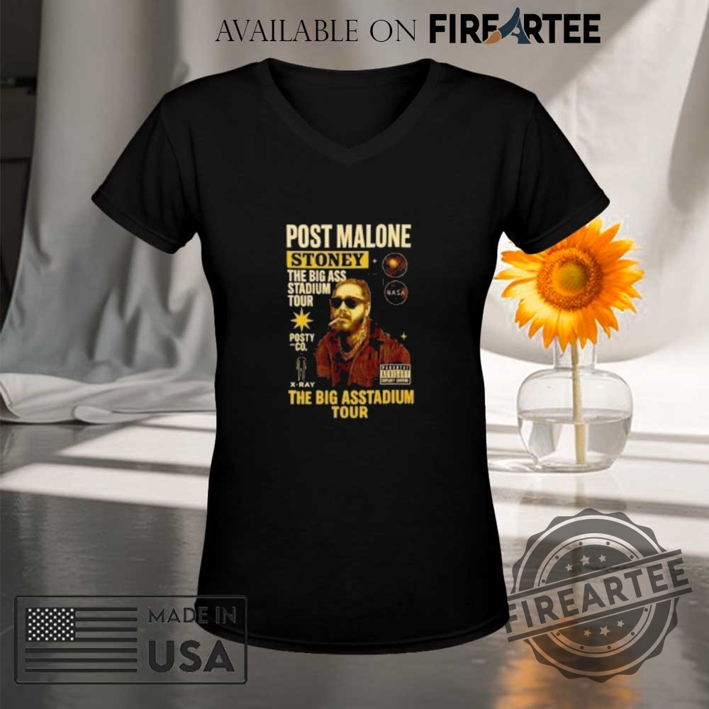 Post Malone Rocks The Stage In Iconic Stoney Tour Tshirt 9 Post Malone rocks the stage in iconic Stoney tour t-shirt