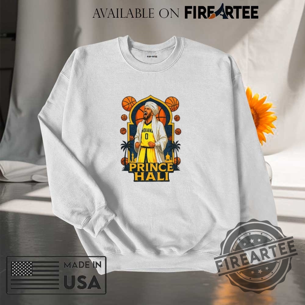Tyrese Haliburton Indiana Pacers Nba Basketball Prince Hali Cartoon Shirt 7 Tyrese Haliburton Indiana Pacers NBA Basketball Prince Hali cartoon shirt