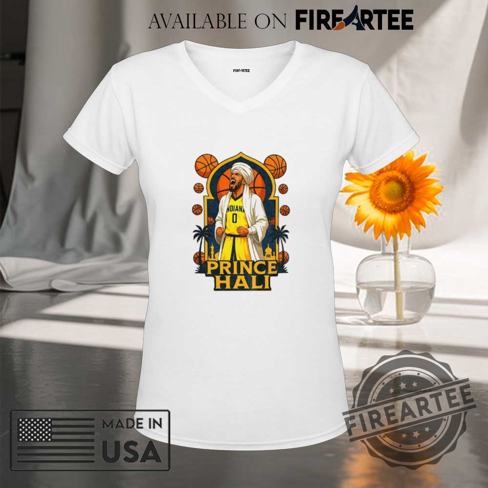 Tyrese Haliburton Indiana Pacers Nba Basketball Prince Hali Cartoon Shirt 9 Tyrese Haliburton Indiana Pacers NBA Basketball Prince Hali cartoon shirt