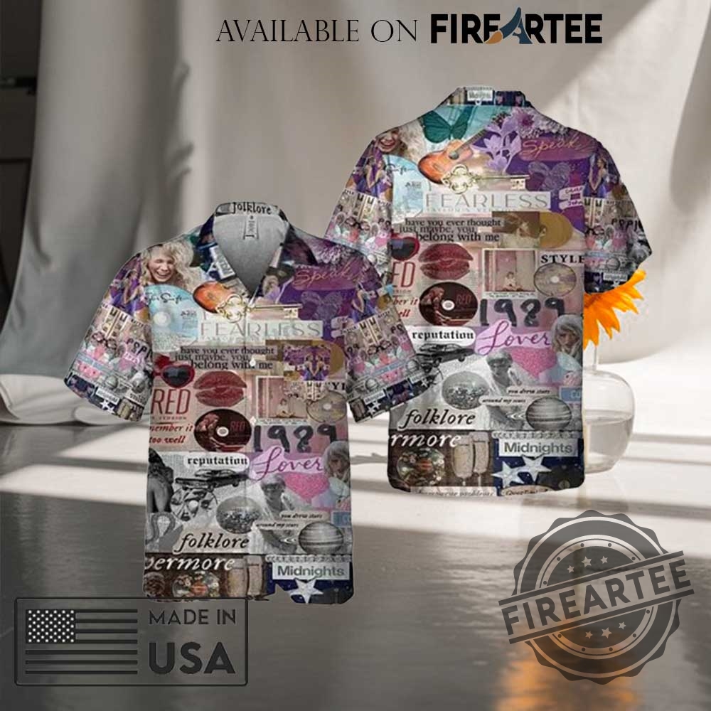 Taylor Swift Swiftie The Eras Tour Hawaiian Shirt