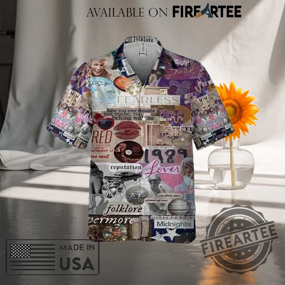Taylor Swift Swiftie The Eras Tour Hawaiian Shirt 4 Taylor Swift Swiftie The Eras Tour Hawaiian Shirt