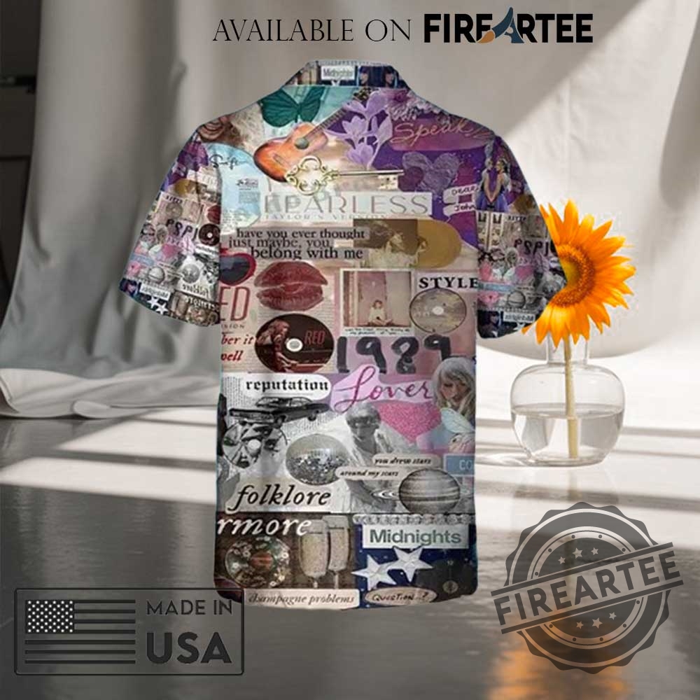 Taylor Swift Swiftie The Eras Tour Hawaiian Shirt 5 Taylor Swift Swiftie The Eras Tour Hawaiian Shirt