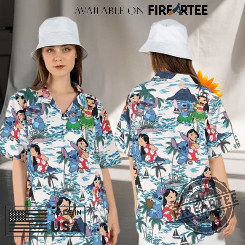 "Top 5 Must-Have Hawaiian Shirts for Concerts and Vacations" 5 Lilo Stitch Beach Tropical Short Sleeve Disneyland Summer Shirt