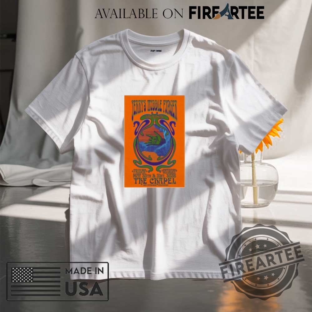 "Top 5 Must-Have Hawaiian Shirts for Concerts and Vacations" 10 Jerrys Middle Finger The Chapel San Francisco Ca May 3031 2025 Concert Shirt