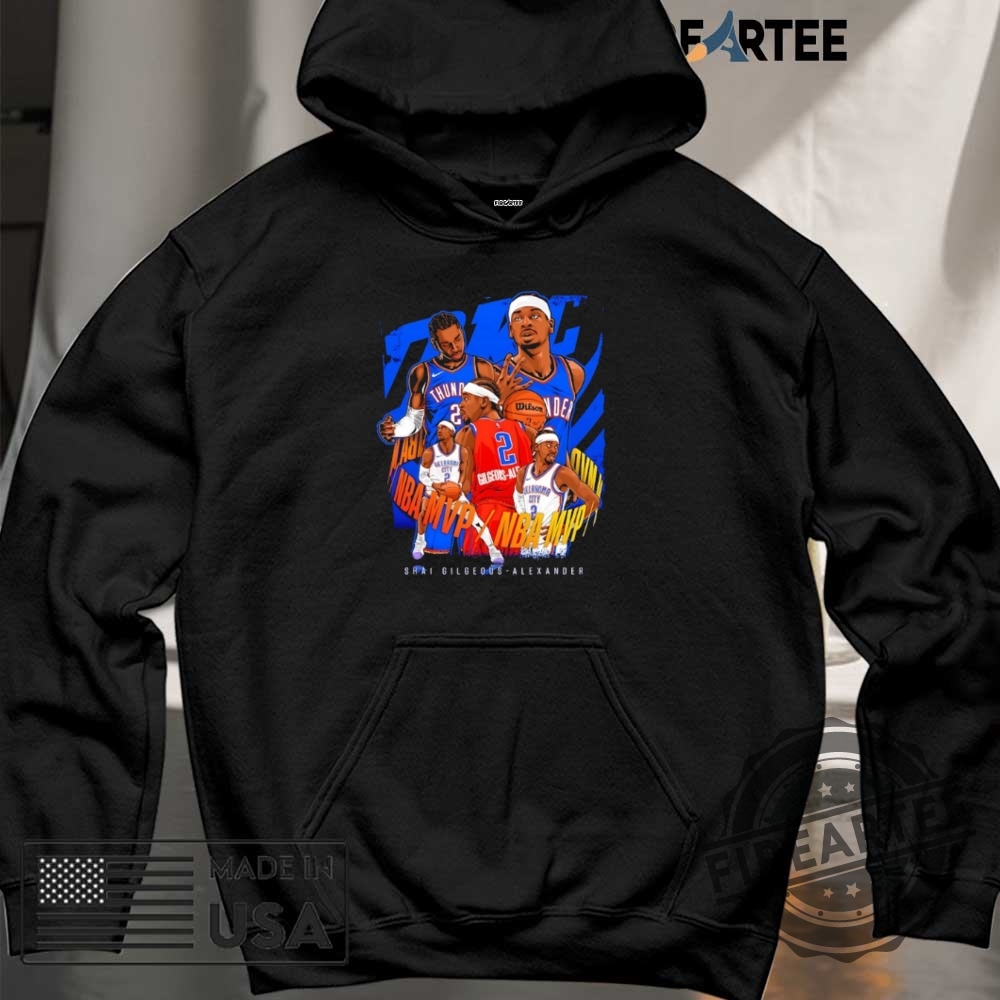 Shai Gilgeousalexander Nba Mvp Art Shirt 6 Shai Gilgeous-Alexander NBA MVP art shirt