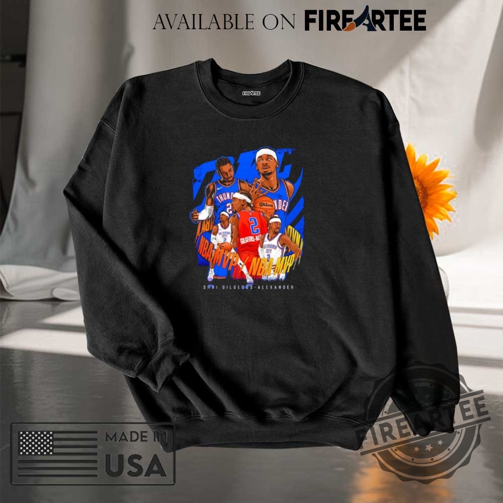Shai Gilgeousalexander Nba Mvp Art Shirt 7 Shai Gilgeous-Alexander NBA MVP art shirt