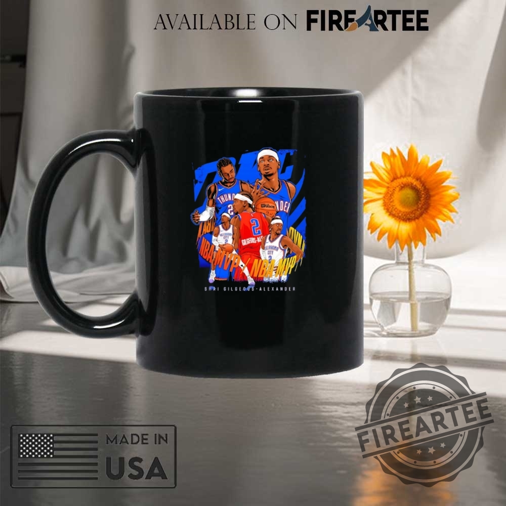 Shai Gilgeousalexander Nba Mvp Art Shirt 8 Shai Gilgeous-Alexander NBA MVP art shirt