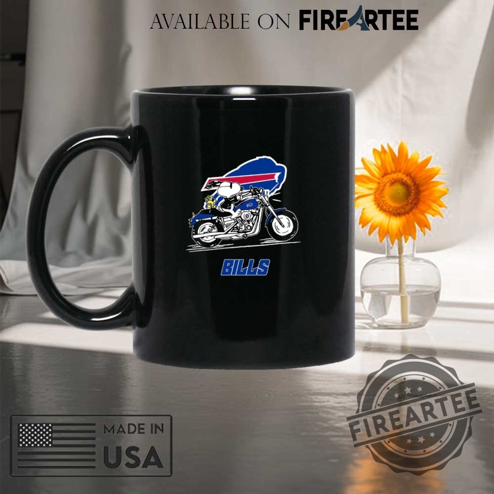 Snoopy And Woodstock Driving Motorbike Buffalo Bills Shirt 8 Snoopy and Woodstock driving motorbike Buffalo Bills shirt