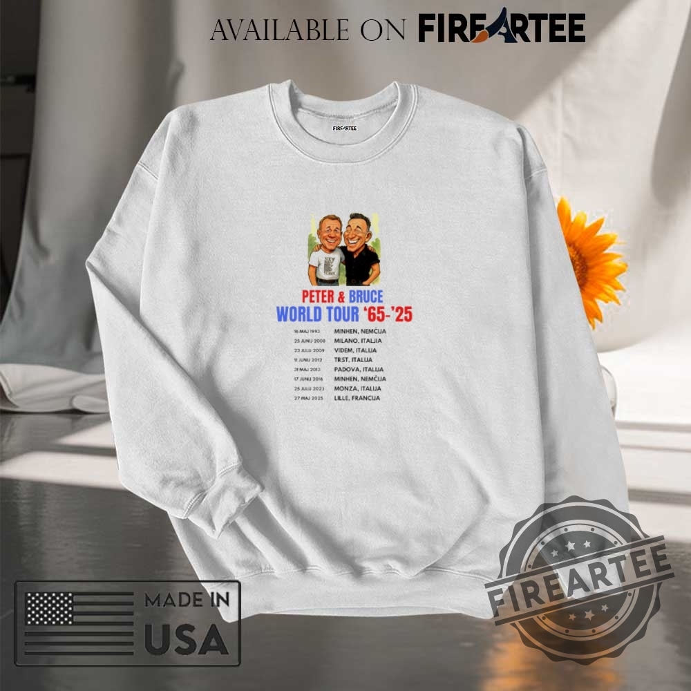 Peter And Bruge World Tour 65 2025 Shirt 7 Peter and Bruge World Tour 65 2025 shirt