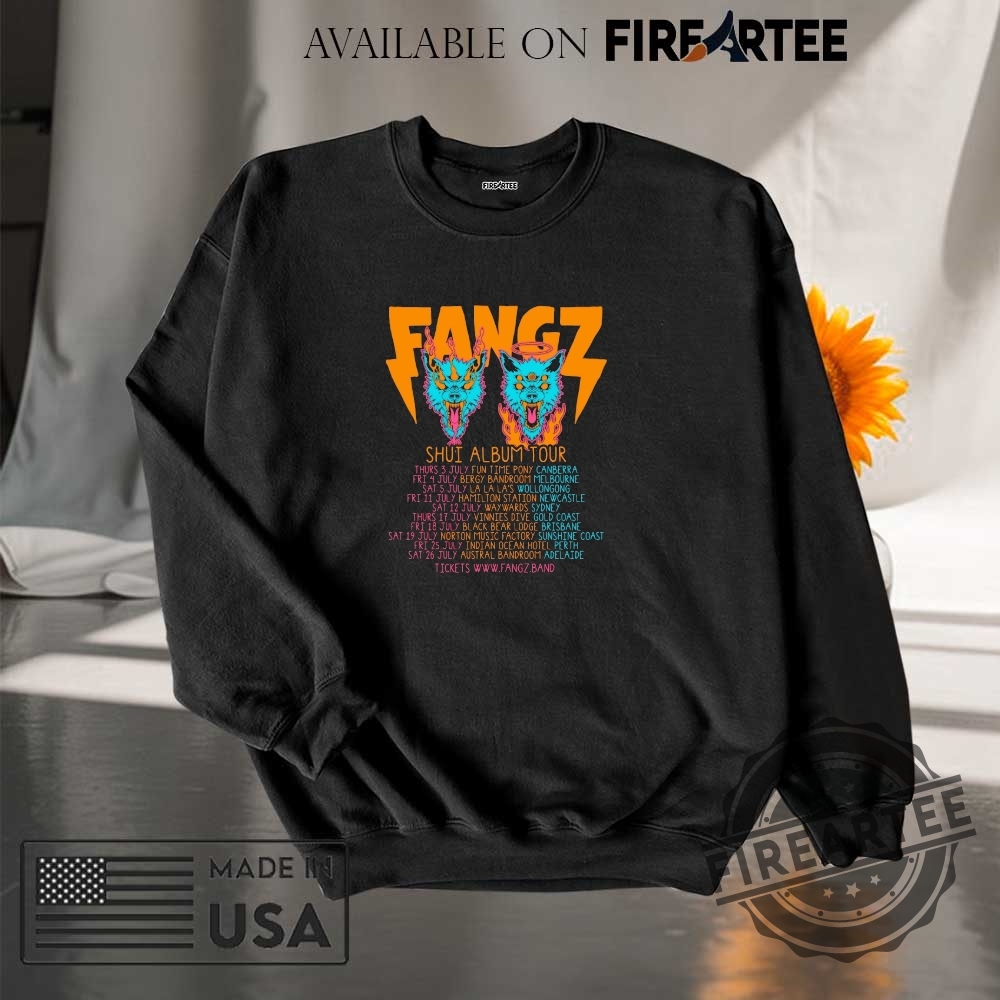 Fangz Shui 2025 Album Tour Shirt 7 FANGZ Shui 2025 Album Tour Shirt