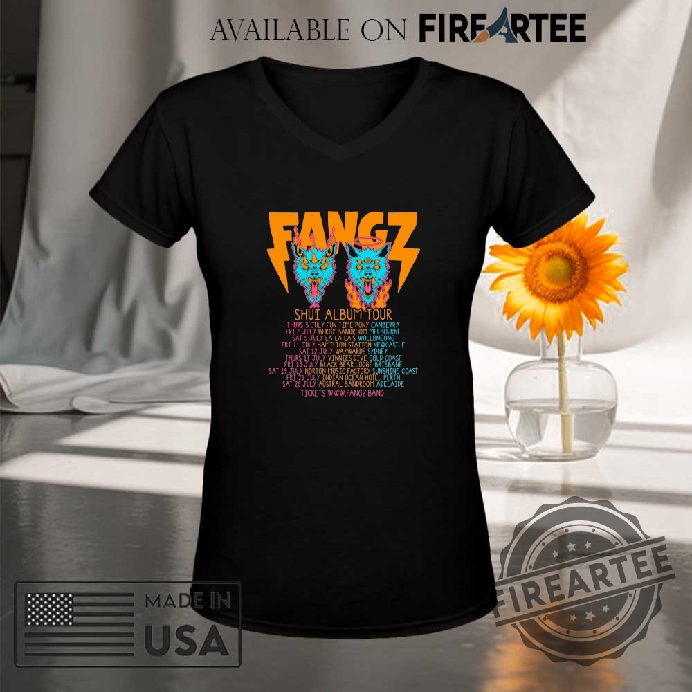 Fangz Shui 2025 Album Tour Shirt 9 FANGZ Shui 2025 Album Tour Shirt