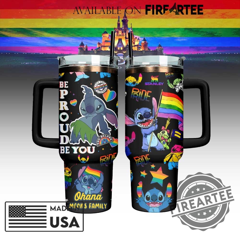 Lilo Stitch Pride Black Stainless Steel Tumbler Rainbow Lgbtq Travel Mug 7 Lilo Stitch Pride Black Stainless Steel Tumbler Rainbow LGBTQ+ Travel Mug